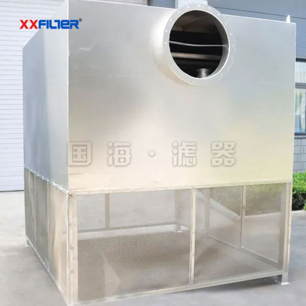 罗茨鼓风机进气口1600m3/h自洁式过滤器
