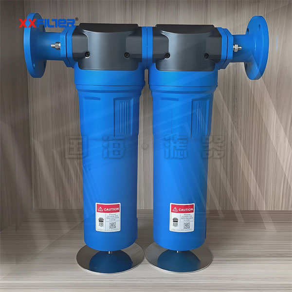 压缩空气精密过滤器冷凝水零残留技术：双层分离+电子排水，杜绝管道腐蚀